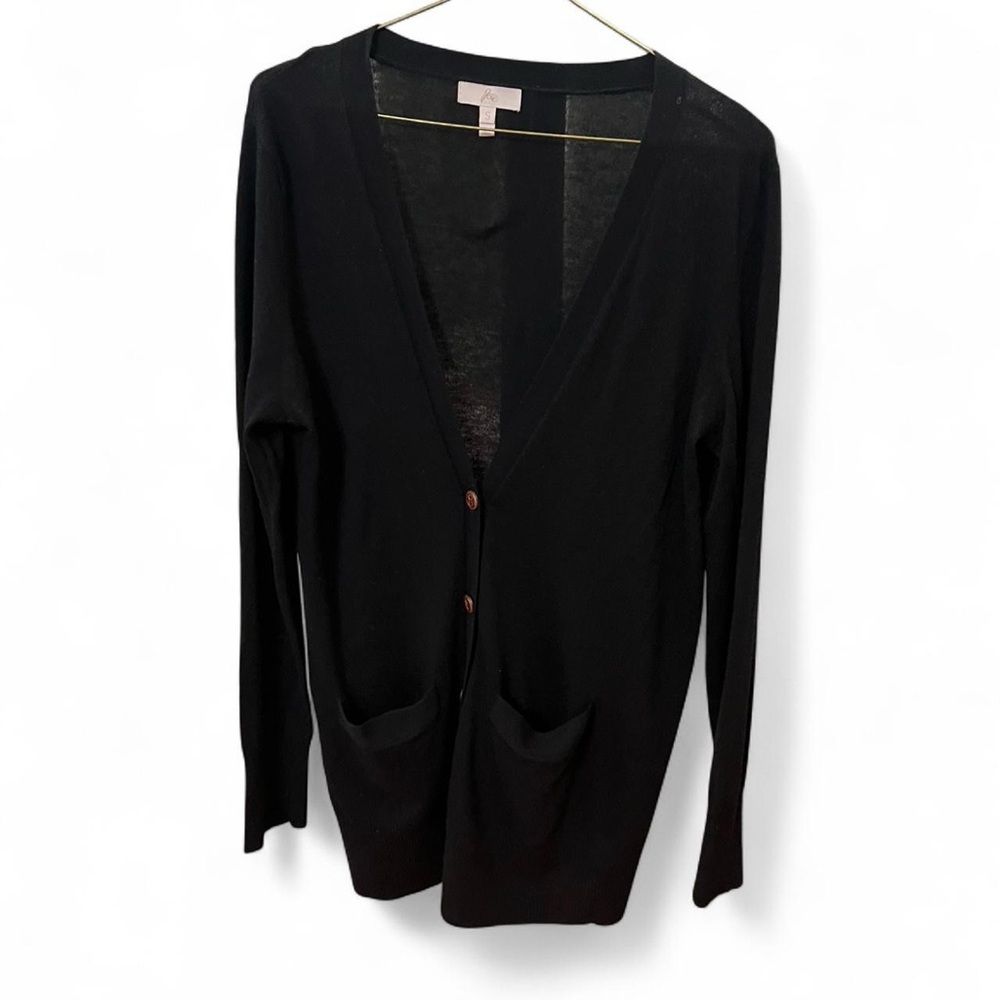 Vintage Joie cashmere merino wool oversized v-neck cardigan S